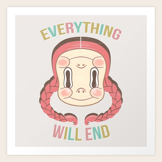 The end Art Print