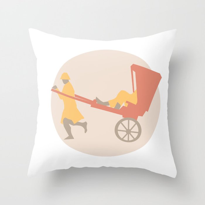 Rickshaw Throw Pillow