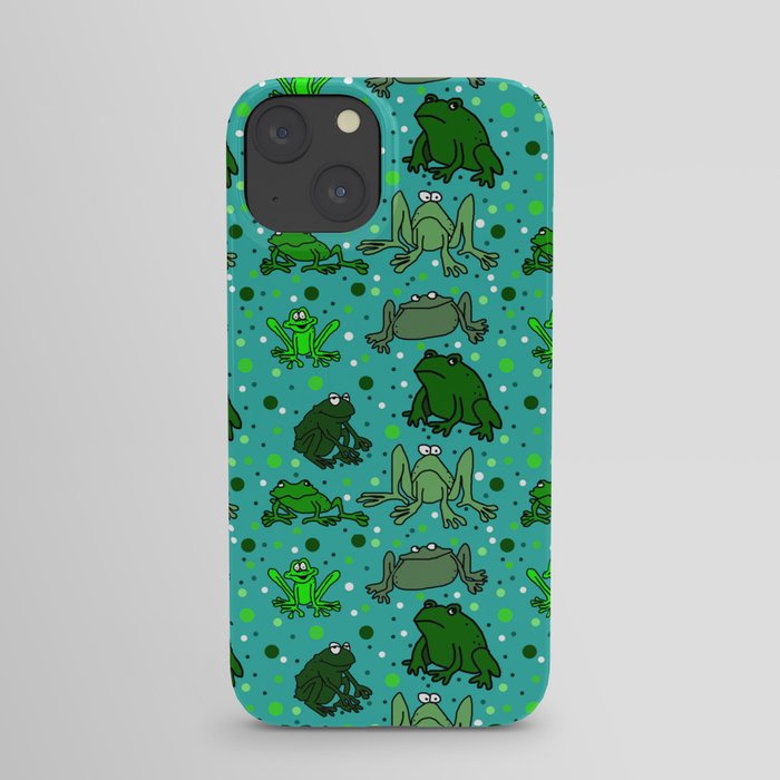 Cartoon Frogs iPhone Case