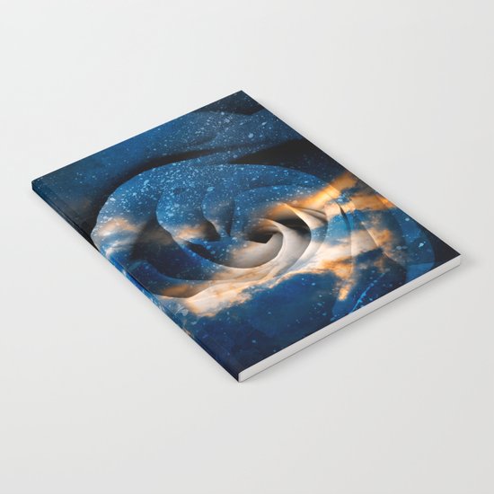 Phoenix Fury Rose Notebook