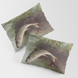 Leaping Brook Trout Pillow Sham