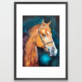 Olga- Horse Framed Art Print