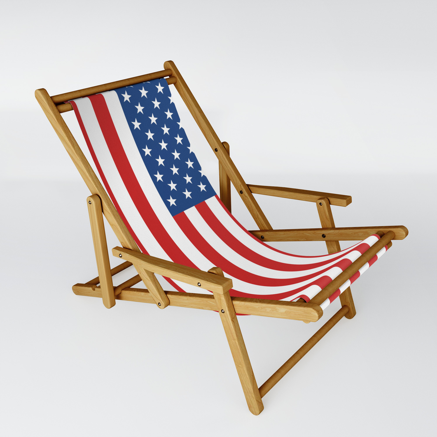 American Flag Sling Chair By Mydream Society6
