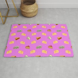 Cheesy Pink Area & Throw Rug