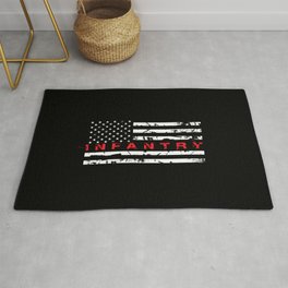 Infantry: Distressed American Flag Rug | Combat, Bravo, 11, 11X, 11A, Arms, Graphicdesign, Kicker, Ground, Force 
