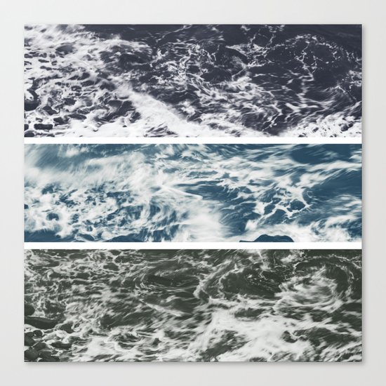SaltWater Tryptych Variation II Canvas Print