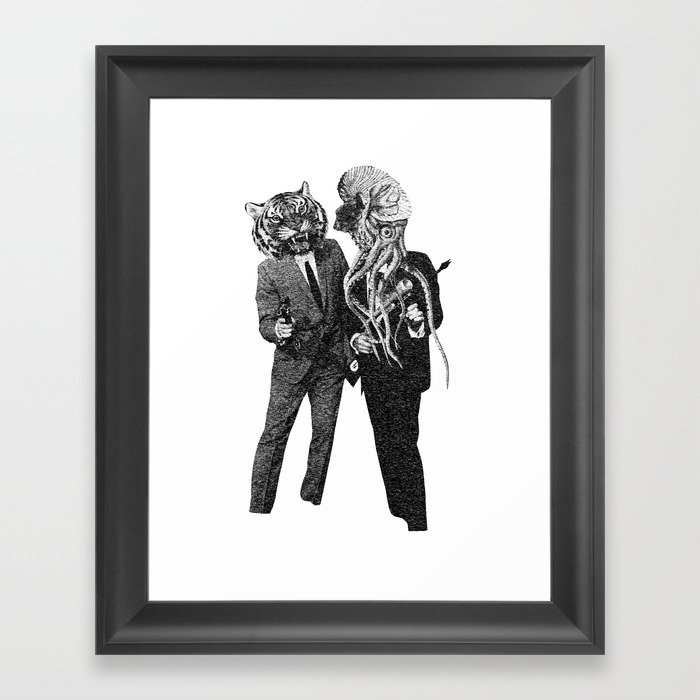 The Made Us Detectives (1979) Monochrome Framed Art Print