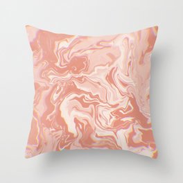 Real marble texture. Throw Pillow