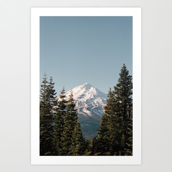 Mt Shasta Morning Art Print