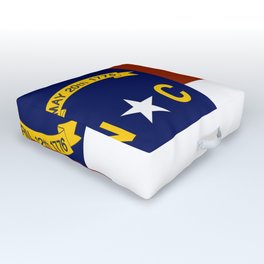 Flag of North Carolina Outdoor Floor Cushion
