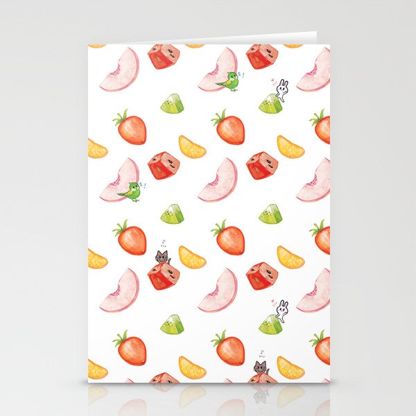Fruit pattern Stationery Cards