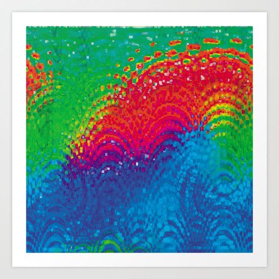 eruption Art Print