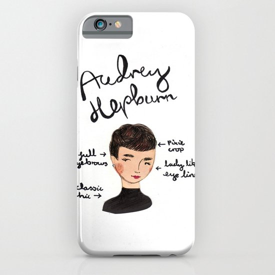 Style Icon Audrey Hepburn iPhone & iPod Case