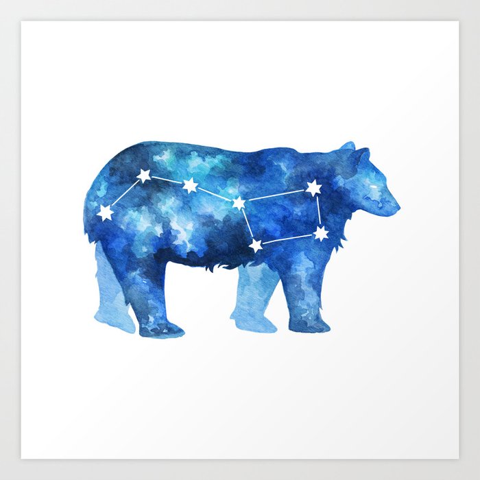 ursa major constellation drawing