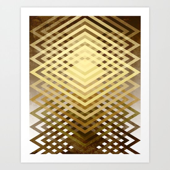 CUBIC DELAY Art Print