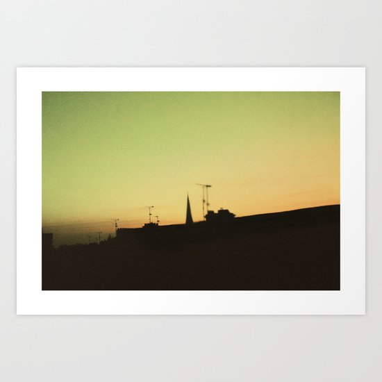 Derry Sky Art Print