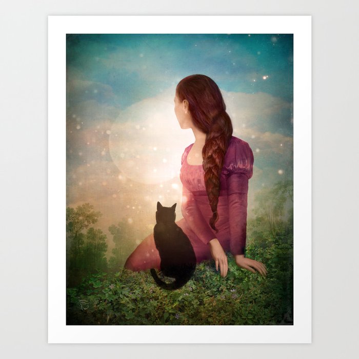 Discover the motif MOON RISING by Christian Schloe as a print at TOPPOSTER