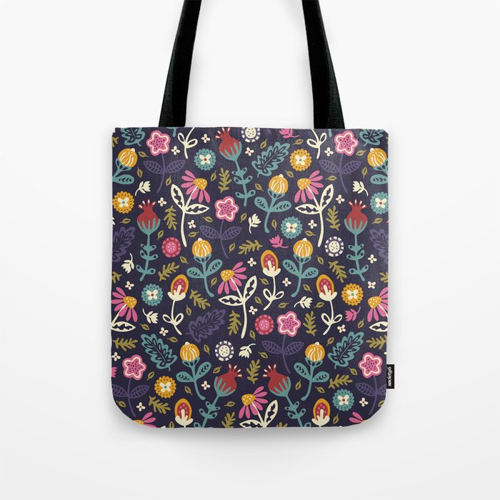 Ditsy Flowers Tote Bag