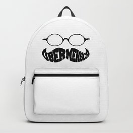 UBERMENSCH Nietzsche Manly Moustache Backpack | Beard, Digital, Nietzsche, Hair, Facialhair, Ubermensch, Macho, Moustache, German, Philosophy 