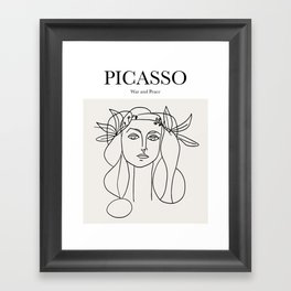 Picasso - War and Peace Framed Art Print