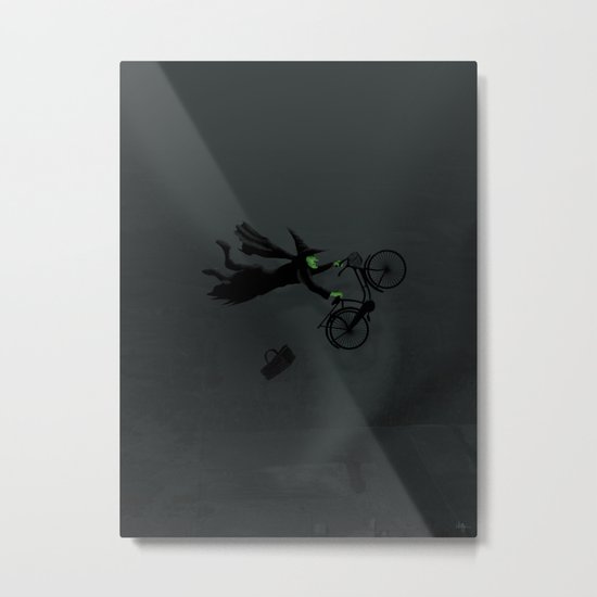 Wicked Bike Trick Metal Print