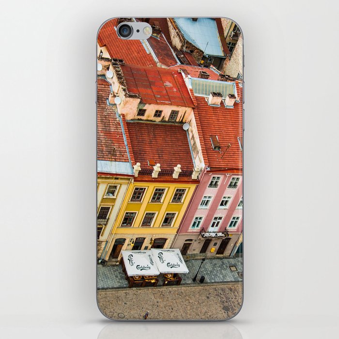 the rooftops of the city iPhone Skin