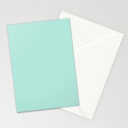Aquatic Tint Blue Stationery Card