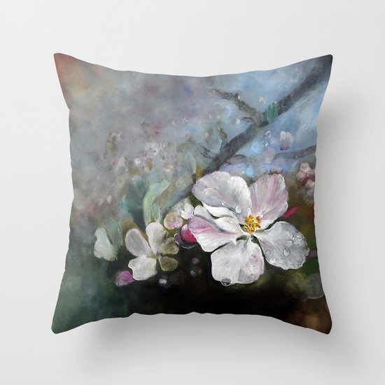 Appleblossom Throw Pillow