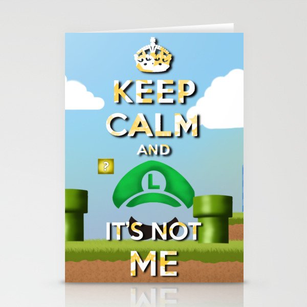 it's not me Stationery Cards
