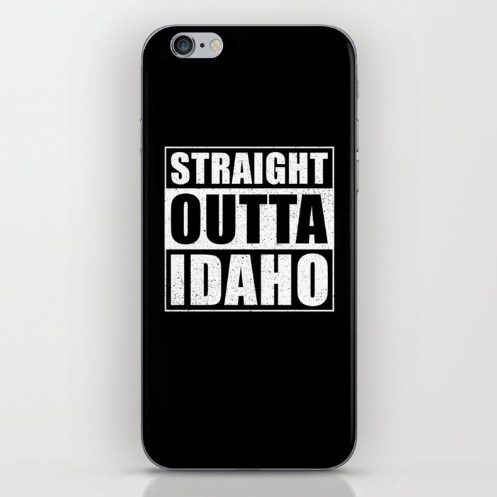 Straight Outta Idaho iPhone Skin
