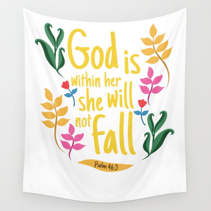Christian Gift Priest Cross Design Bible Verse Wall Tapestry By Karoel Society6