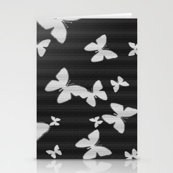 Dark butterflies  Stationery Cards