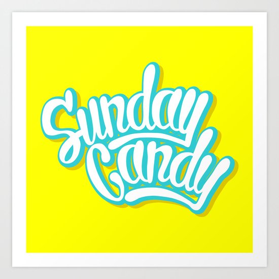 sunday-candy-art-print-by-yellowcrown-society6