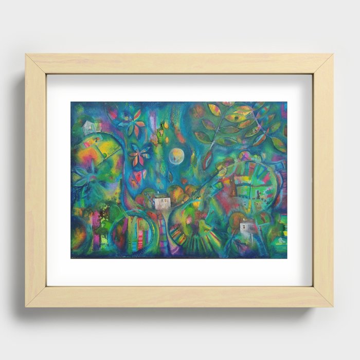 The Winding Road Recessed Framed Print