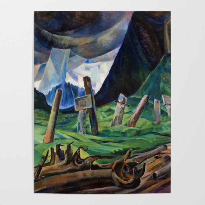 Vanquished, 1930 by Emily Carr Poster