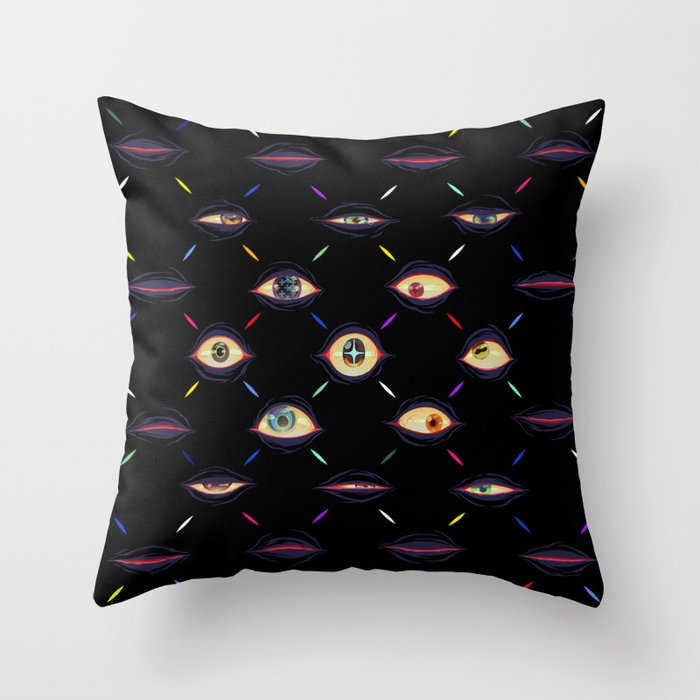 Blinking Luxury Throw Pillow By Niwindustries Society6