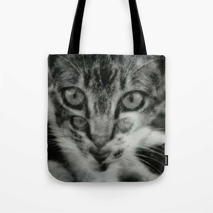 Psycho cat Tote Bag