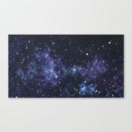 Interstellar Space Galaxy Design Canvas Print