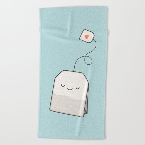 Tea time Beach Towel