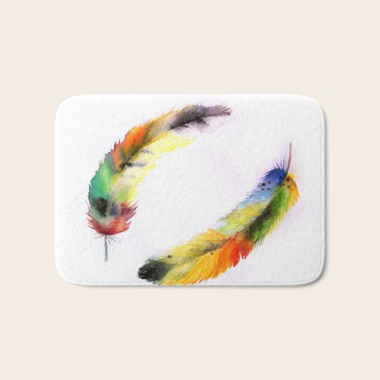 Feathers II Bath Mat