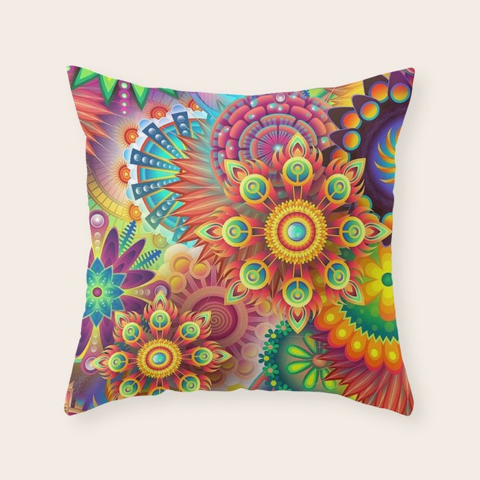colorful throw pillow combinations for bed