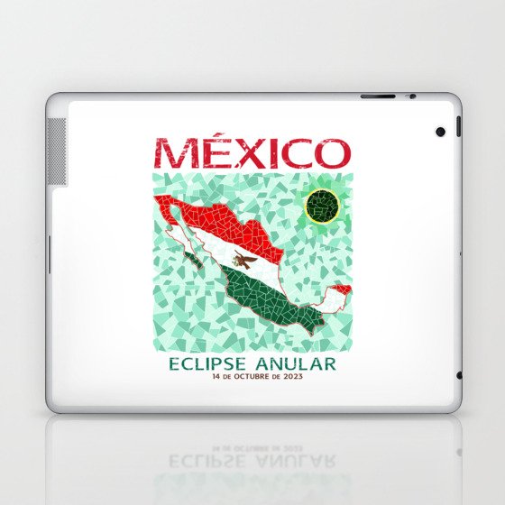 Mexico Annular Eclipse 2023 Laptop & iPad Skin