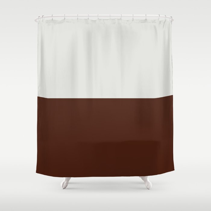 Chocolate hot sale shower curtain