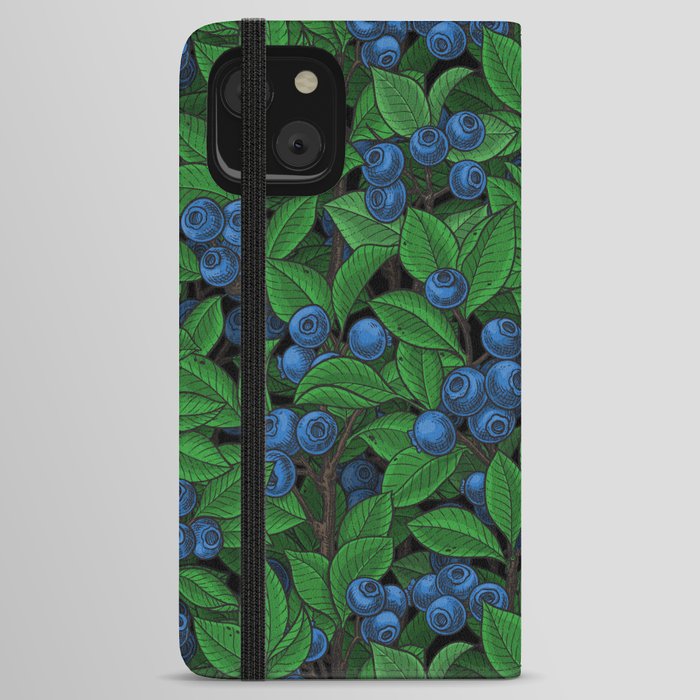 Blueberry iPhone Wallet Case