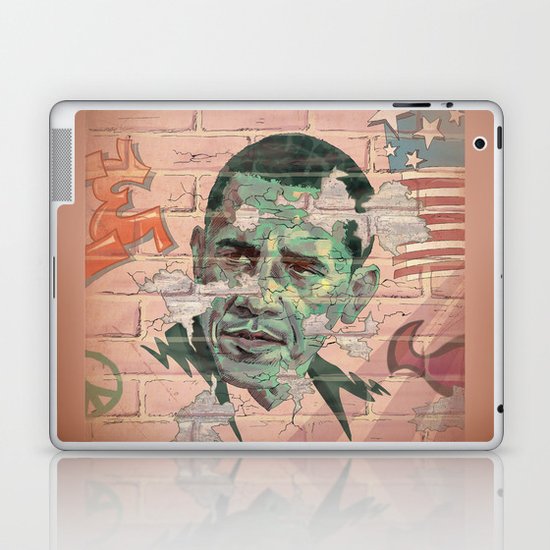 Obama Wall Laptop & iPad Skin