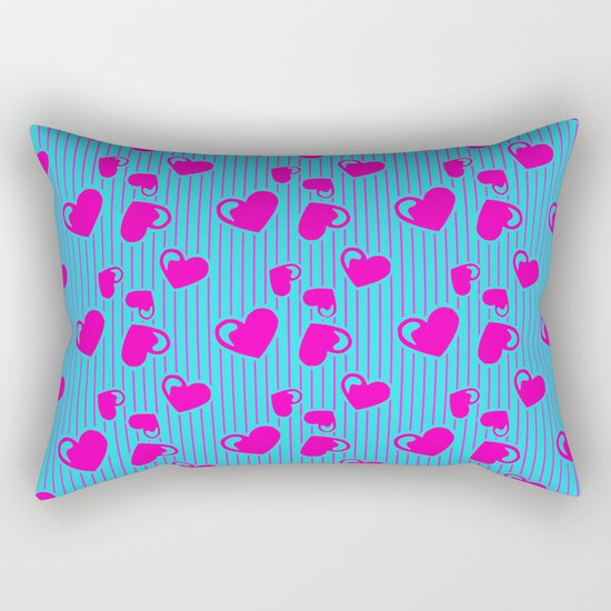 Love in a Stripe Rectangular Pillow