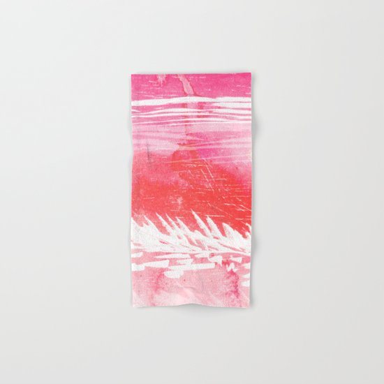 Pink Landscape Hand & Bath Towel