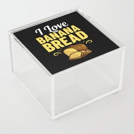 Banana Bread Recipe Chocolate Chip Nuts Vegan Acrylic Box