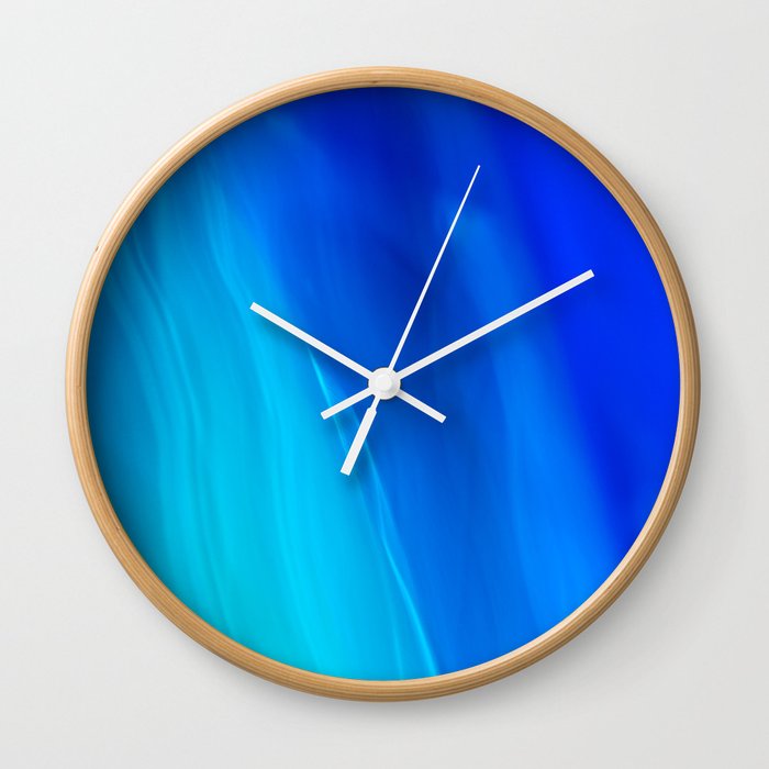 Blue Ocean abstract Wall Clock