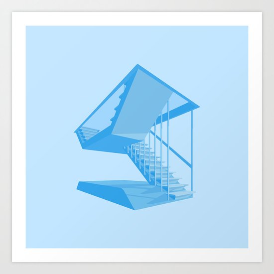 St. John's Stairs Art Print